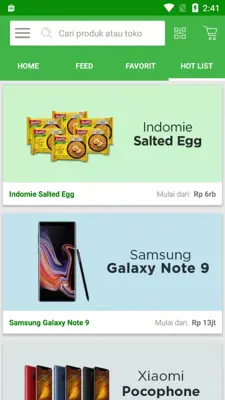 Tokopedia android App screenshot 1